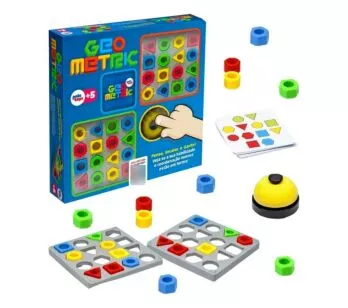 Jogo Raciocínio  – Geometric   - 59 Peças - Pakitoys