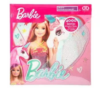 Conjunto de Artes Infantil - Dotzies Barbie - Box I Believe - Fun Divirta-se