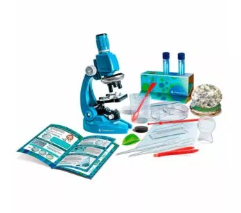 Kit Cientista Infantil - Ciência e Jogo Lab - Microscópio Pro - Fun Divirta-se 
