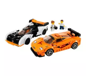 Bloco de Montar –Speed Champions – McLaren Solus GT e McLAREN F1 LM- 581  peças - LEGO