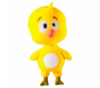 Boneco de Apertar - Galinha Pintadinha - Pintinho Amarelinho - Latoy