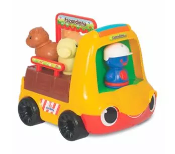 Caminhão Roda Livre - Truckids Fazendinha - Mercotoys