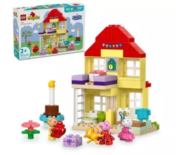Bloco de Montar - Duplo - Casa de Aniversario da Peppa Pig - 59 peças - LEGO