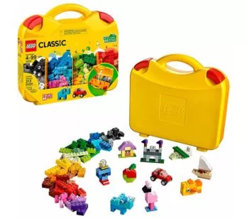 Bloco de Montar - Classic – Maleta da Criatividade - 213 peças - LEGO