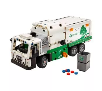 Bloco de Montar - TECHNIC – Caminhao de lixo Mack LR Eletric - 503  peças - LEGO