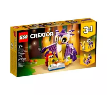 Bloco de Montar - Creator 3 em 1 – Criaturas da Floresta da Fantasia - 175  peças - LEGO