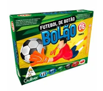 Jogo de Futebol de Botão - Bolão - 6 Times - Gulliver