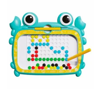 Quadro Desenho Magnético Infantil - Caranguejo Verde - DM Toys