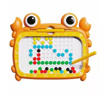 Quadro Desenho Magnético Infantil - Caranguejo Laranja - DM Toys