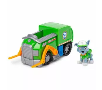 Veículo e Figura - Patrulha Canina - Caminhão Reciclagem Rocky - Sunny Brinquedos
