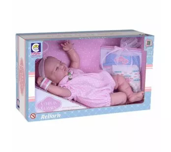 Boneca Bebê - Classics Reborn - Menina - Cotiplás
