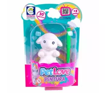 Figura de Pintar - Pet Love Pintura - Ovelha - Cotiplás