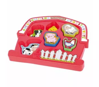 Quebra-Cabeça Didático - 6 peças - Play Time Fazendinha - Cotiplás
