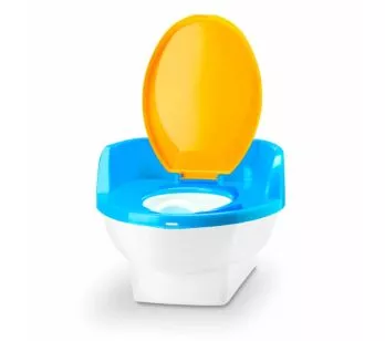 Penico Troninho Infantil - Baby Land - Pipinico Azul - Cardoso Toys