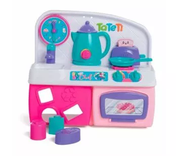 Mini Cozinha Infantil - Baby Chef - Rosa - TaTeTi