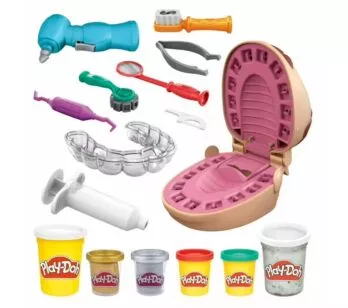 Massa de Modelar - Play-Doh - Brincando de Dentista - Hasbro