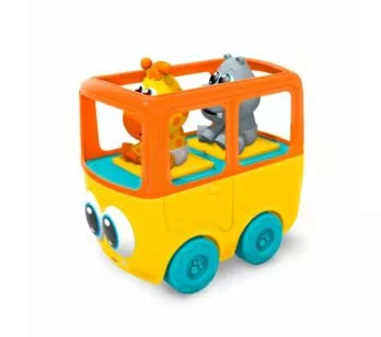 Veículo e Figuras - Baby Land - Fofilhotes Ônibus - Cardoso Toys