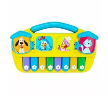 Pianinho Infantil - Galinha Pintadinha - Livro da Pópó - Yes Toys