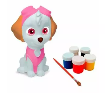 Figura de Pintar - Arts Kit Pintura - Patrulha Canina - Chase - Elka