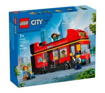 Blocos de Montar - Ônibus Turístico de Dois Andares - 384 peças - LEGO City