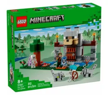 Blocos de Montar - Fortaleza dos Lobos - 312 peças - LEGO Minecraft