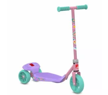 Patinete Infantil - 3 Rodas - Primeiro Rosa - Bandeirante