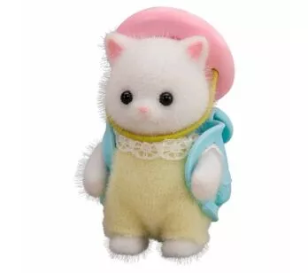 Figura com Acessório - Sylvanian Families - Bebê Gato Persa - Epoch Magia