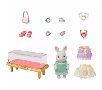 Figura com Acessório - Sylvanian Families - Joias e Pedras - Epoch Magia