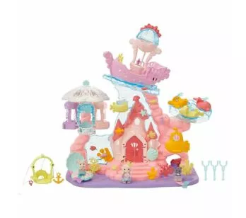 Figuras e Cenário - Sylvanian Families - Castelo Bebê Sereia - Epoch Magia