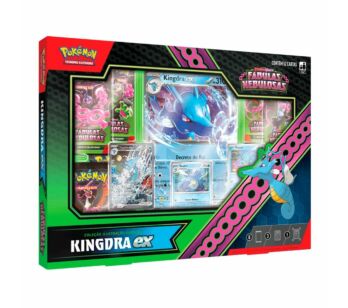 Box de Cartas - Pokémon - Fábulas Nebulosas - Kingdra Ex - Copag
