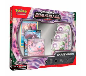 Box de Cartas - Pokémon - Batalha de Liga - Gardevoir Ex - Copag