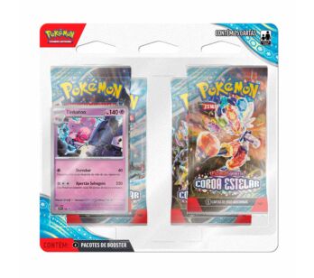 Jogo de Cartas - Pokémon Blister Quadruplo - Coroa Estelar - Tinkaton - Copag