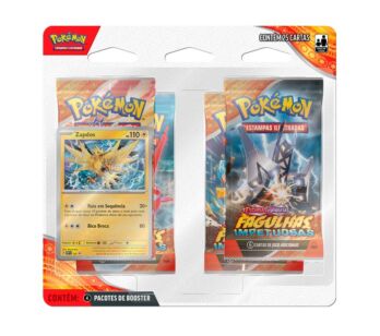 Jogo de Cartas - Pokémon Blister Quadruplo - Fagulhas Impetuosas - Zapdos - Copag