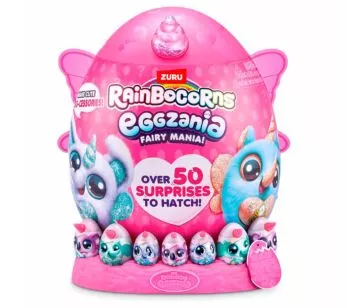 Pelúcia Surpresa - Rainbocorns Eggzania - Fairy Mania Asas Rosa - Fun Divirta-se