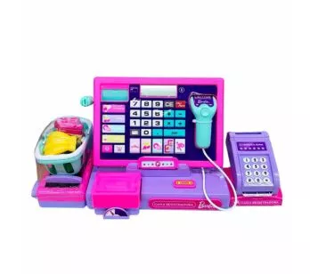 Caixa Registradora Infantil - Barbie - Unique - Fun Divirta-se