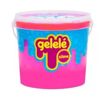 Balde de Massinha - Gelelé Slime Big - Unicórnio - Doce Brinquedo