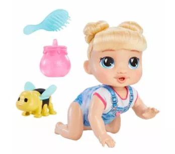 Boneca Interativa - Baby Alive - Engatinha e Brinca - Harper Hugs - Hasbro