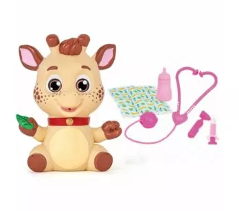 Figura - My Fun Tears Zoo - Mama e Chora - Girafinha - Adijomar