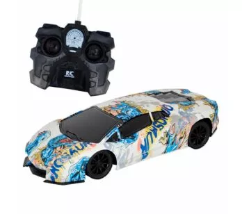 Carrinho de Controle Remoto - Runfast 1 - Azul - DM Toys