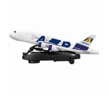 Avião Bate e Volta - Ultra Fast 360 - Luz e Som - Azul - DM Toys