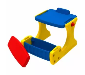 Mesinha Infantil Recreio com Baú - Playground - Bandeirante