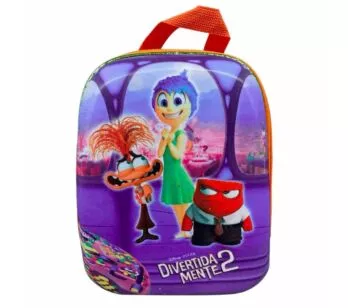 Lancheira 3D Infantil - Disney Divertidamente - Sala - Maxtoy
