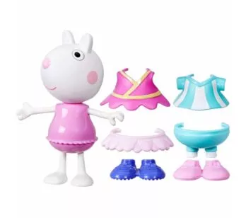 Figura - Peppa Pig - Estilos Divertidos - Ovelha Suzy - Hasbro