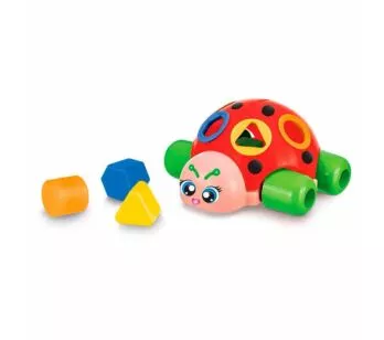Encaixe de Formas Didáticas - Joaninha - Estrela Baby