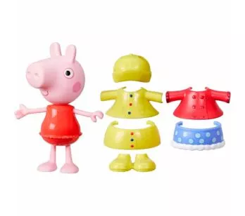 Figura - Peppa Pig - Estilos Divertidos - Porquinha Peppa - Hasbro