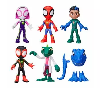 Bonecos - Marvel Spidey Dino-Webs - Répteis e Heróis - Hasbro