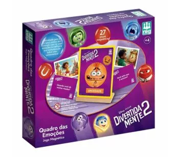 Jogo Educativo - Disney Divertidamente - Quadro das Emoções - Nig Brinquedos