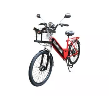Bicicleta Elétrica - New Confort 800w Lithium - Vermelha - Duos Bikes