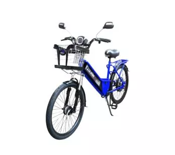 Bicicleta Elétrica - Aro 24 - New Confort 800w Lithium - Azul - Duos Bikes