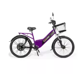 Bicicleta Elétrica - New Full 800w - Violeta - Duos Bikes